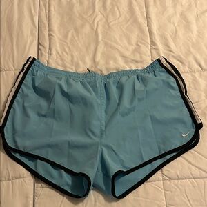 Nike Women's Light Blue Athletic Shorts size large